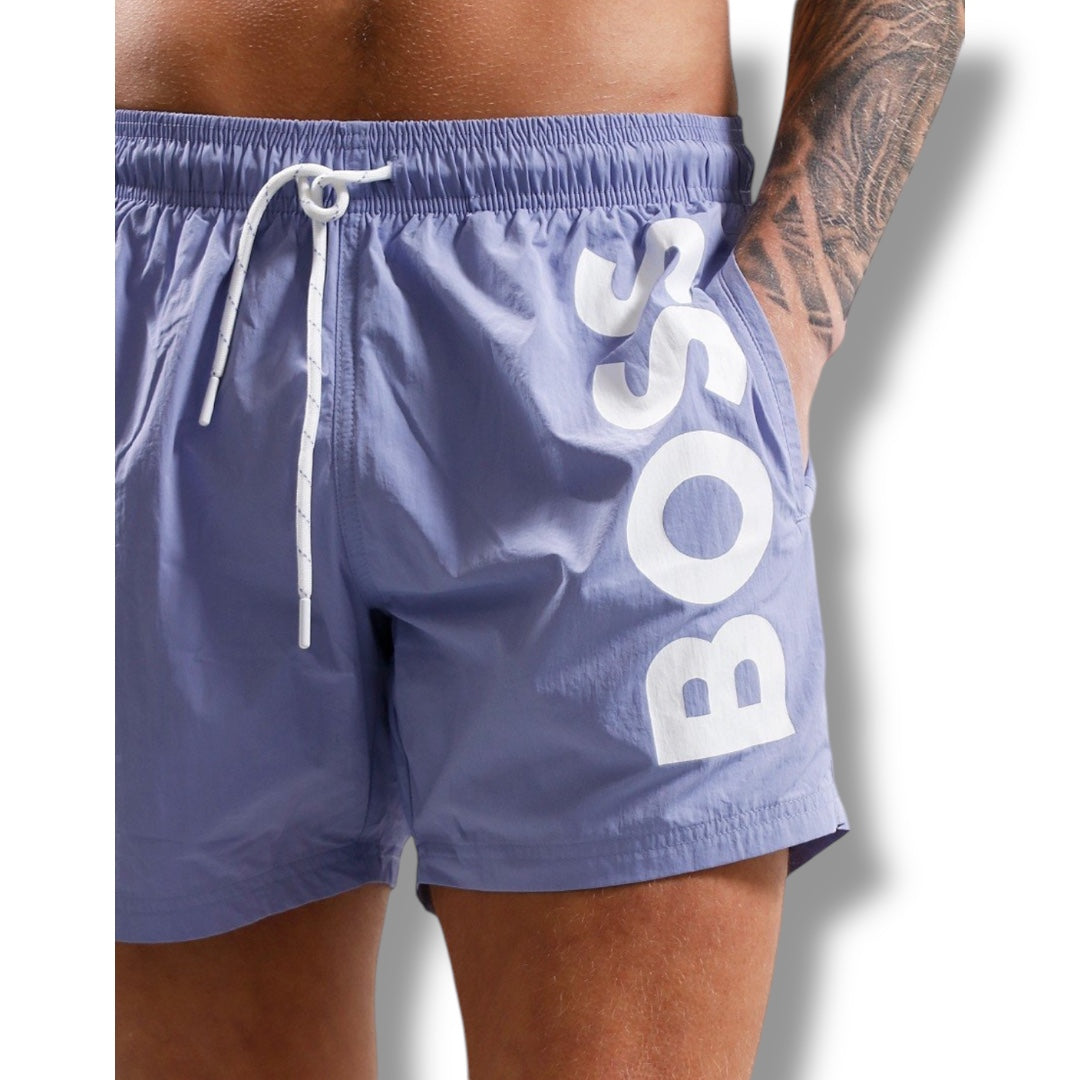 HUGO BOSS VERTI SWIM SHORTS PURPLE * SALE *