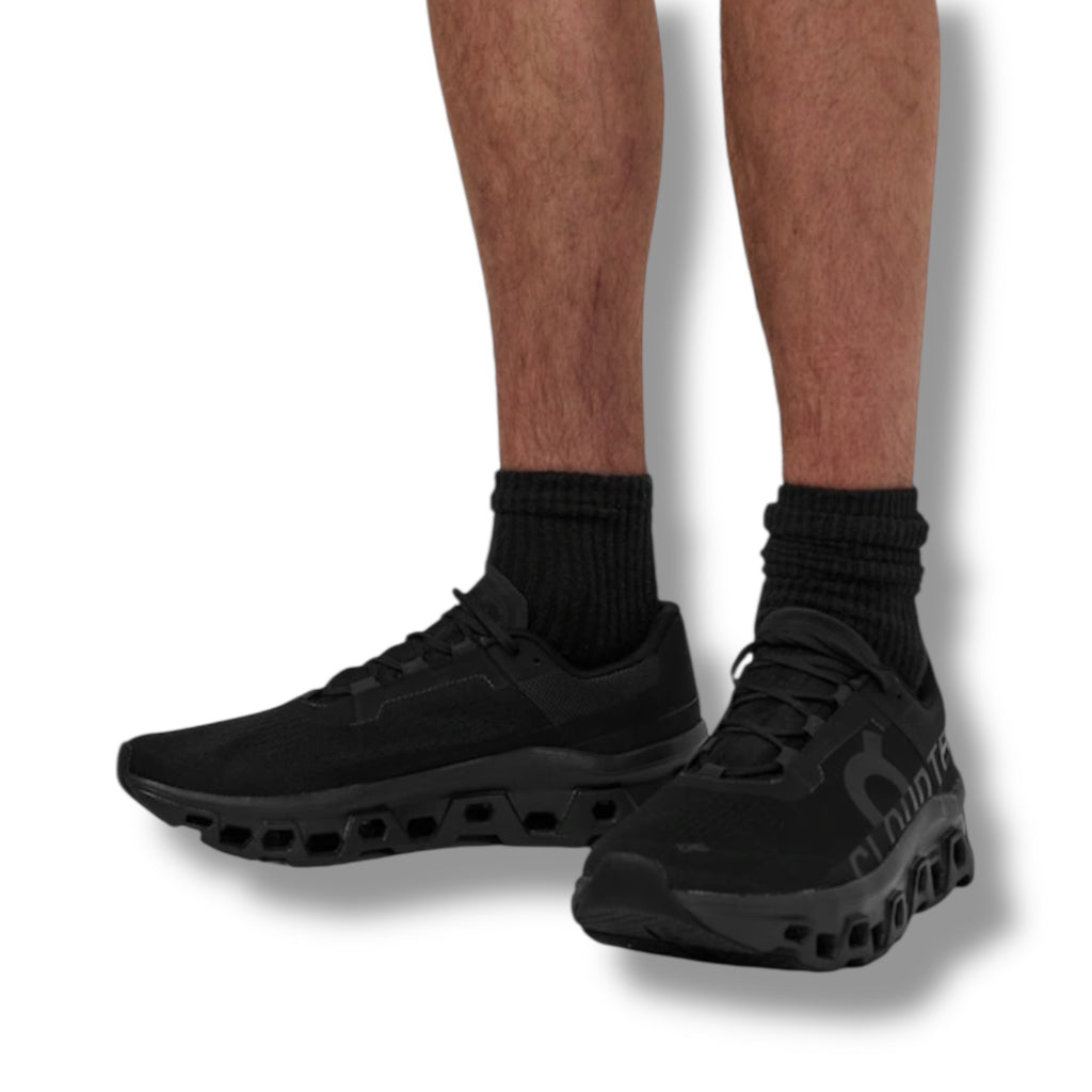 ON RUNNING CLOUDMONSTER TRAINERS BLACK