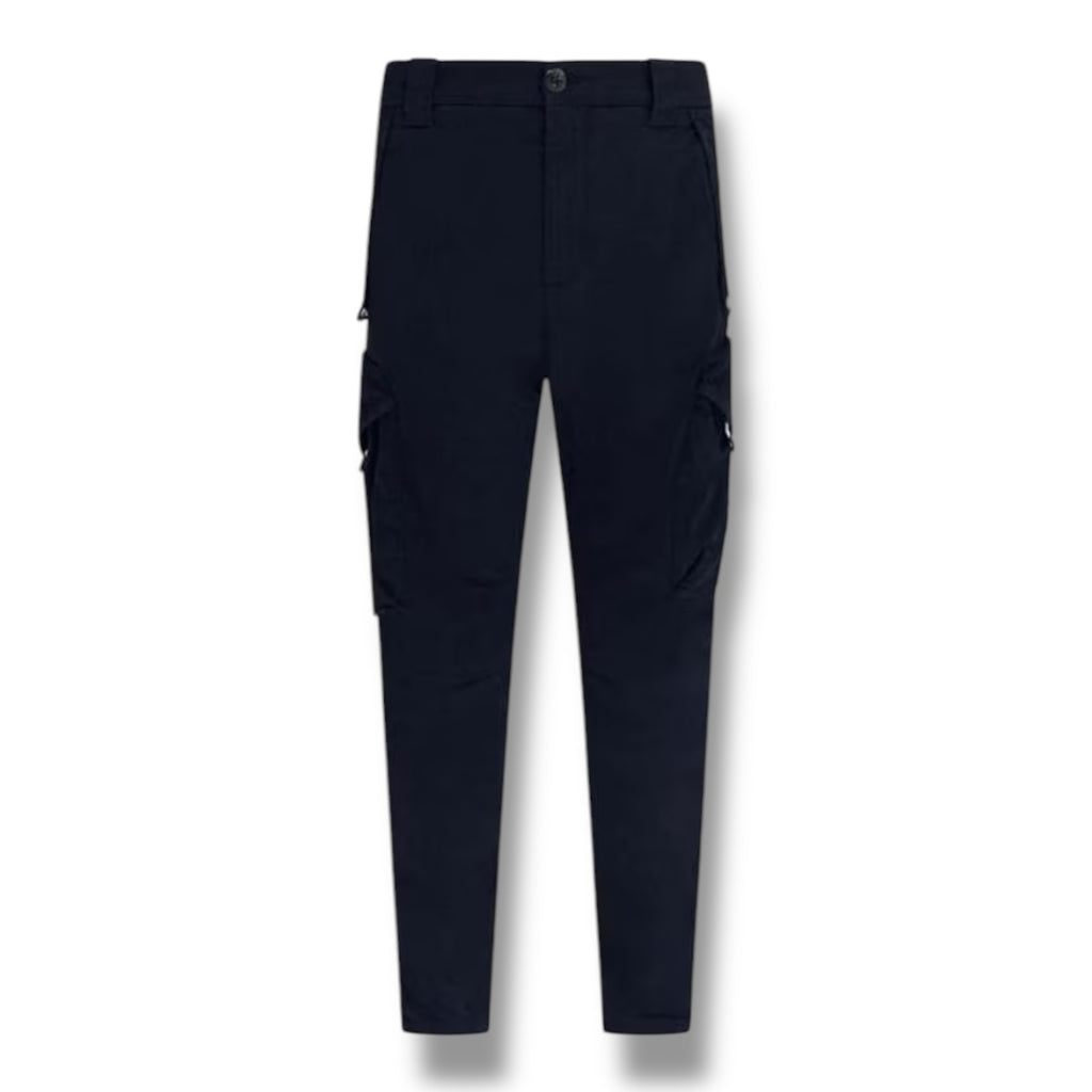 CP COMPANY ERGO LENS CARGO PANTS NAVY BLUE