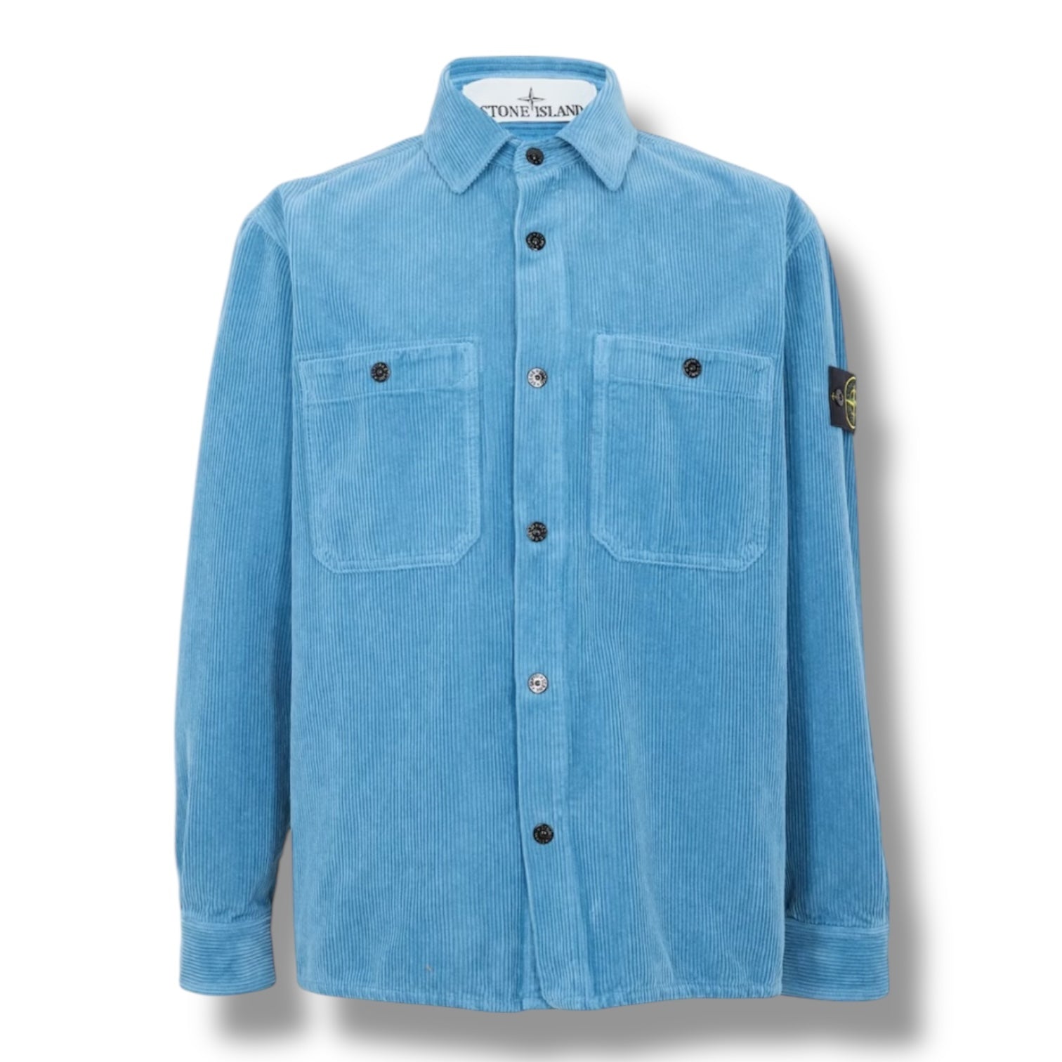 STONE ISLAND CORDUROY OVERSHIRT BLUE