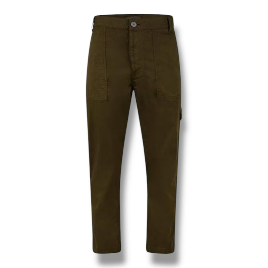 STONE ISLAND GHOST CARGO PANTS KHAKI GREEN