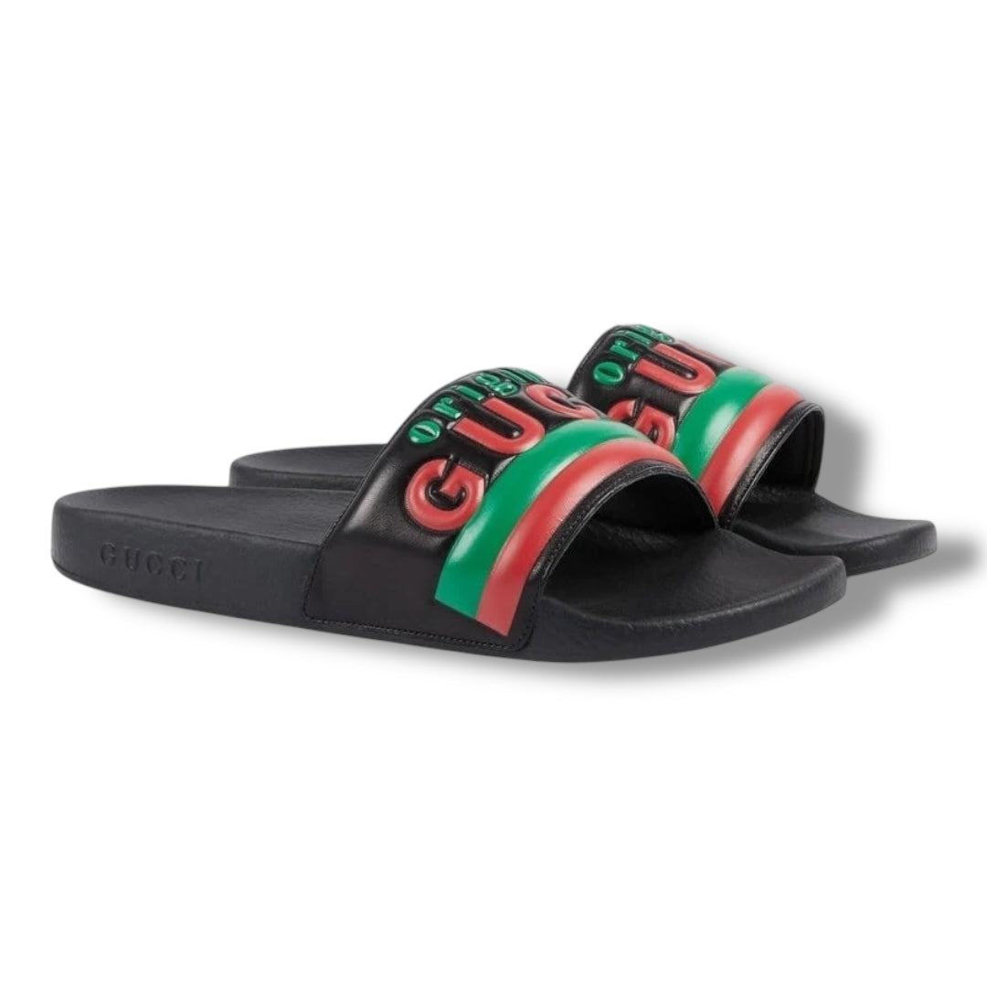 GUCCI ORIGINAL SLIDERS BLACK