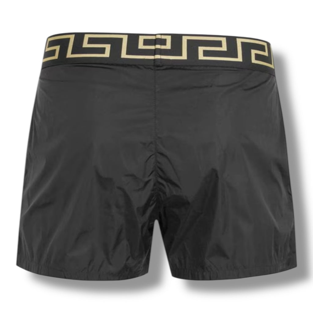 VERSACE ICON SWIM SHORTS BLACK