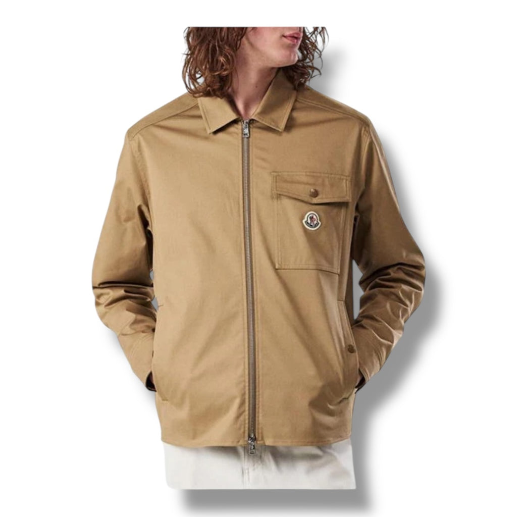 MONCLER OVERSHIRT BEIGE