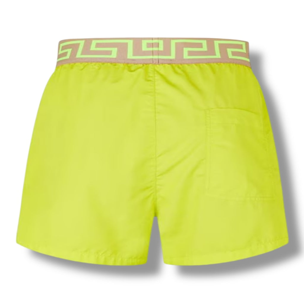 VERSACE ICON SWIM SHORTS BRIGHT YELLOW