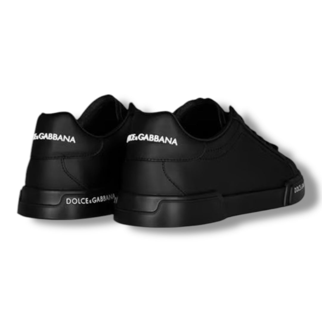 DOLCE & GABBANA D&G PORT  CLASSIC TRAINERS BLACK