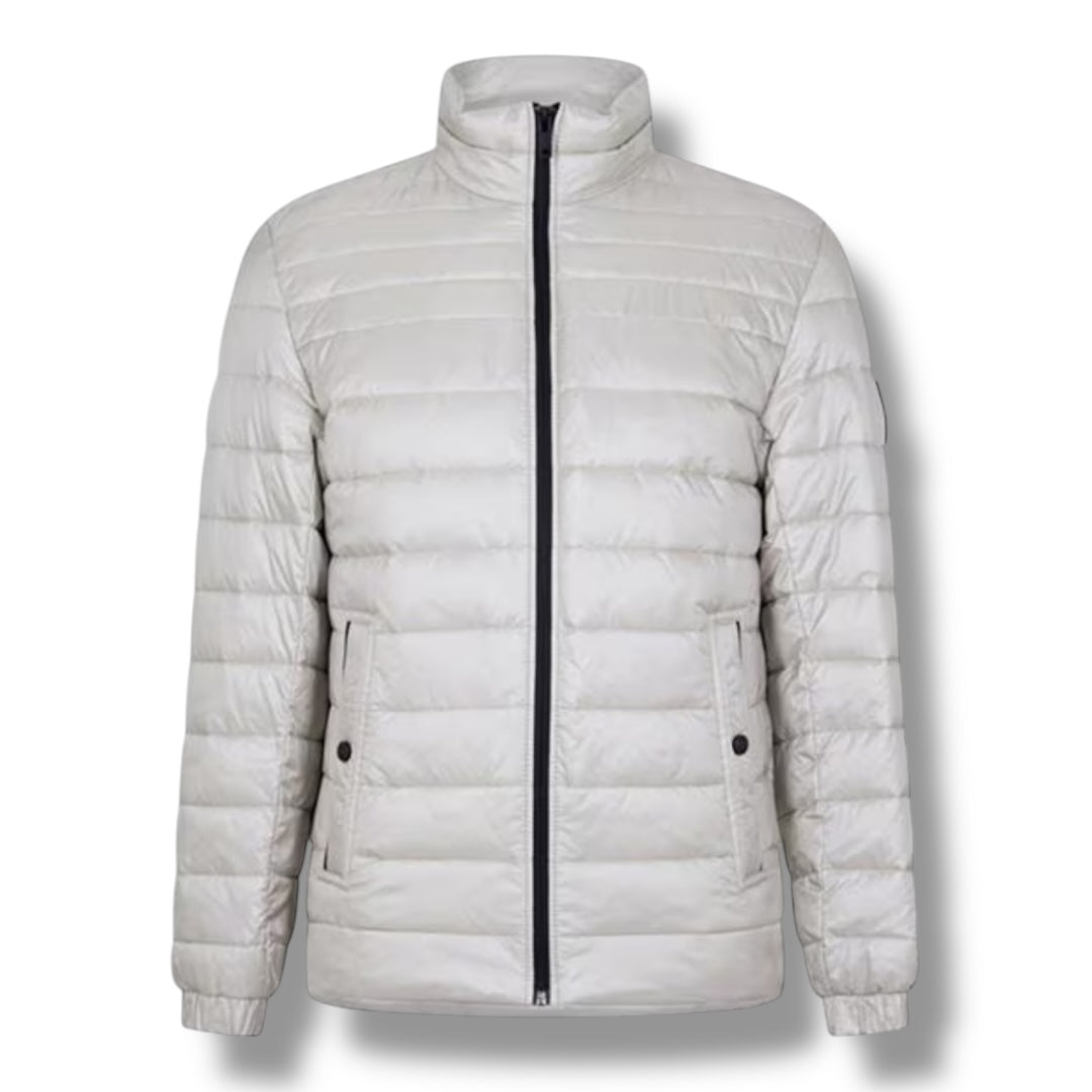 HUGO BOSS ODEN LIGHTWEIGHT PADDED JACKET LIGHT BEIGE