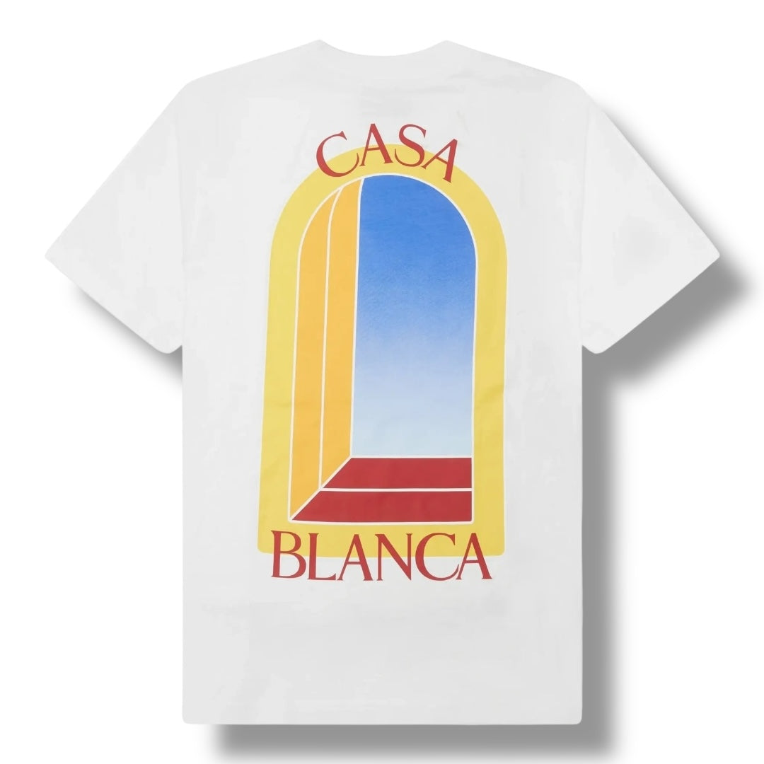 CASABLANCA ARCH T-SHIRT WHITE