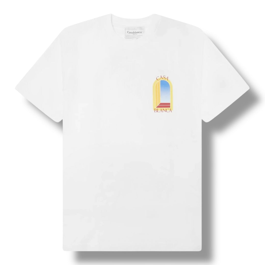 CASABLANCA ARCH T-SHIRT WHITE