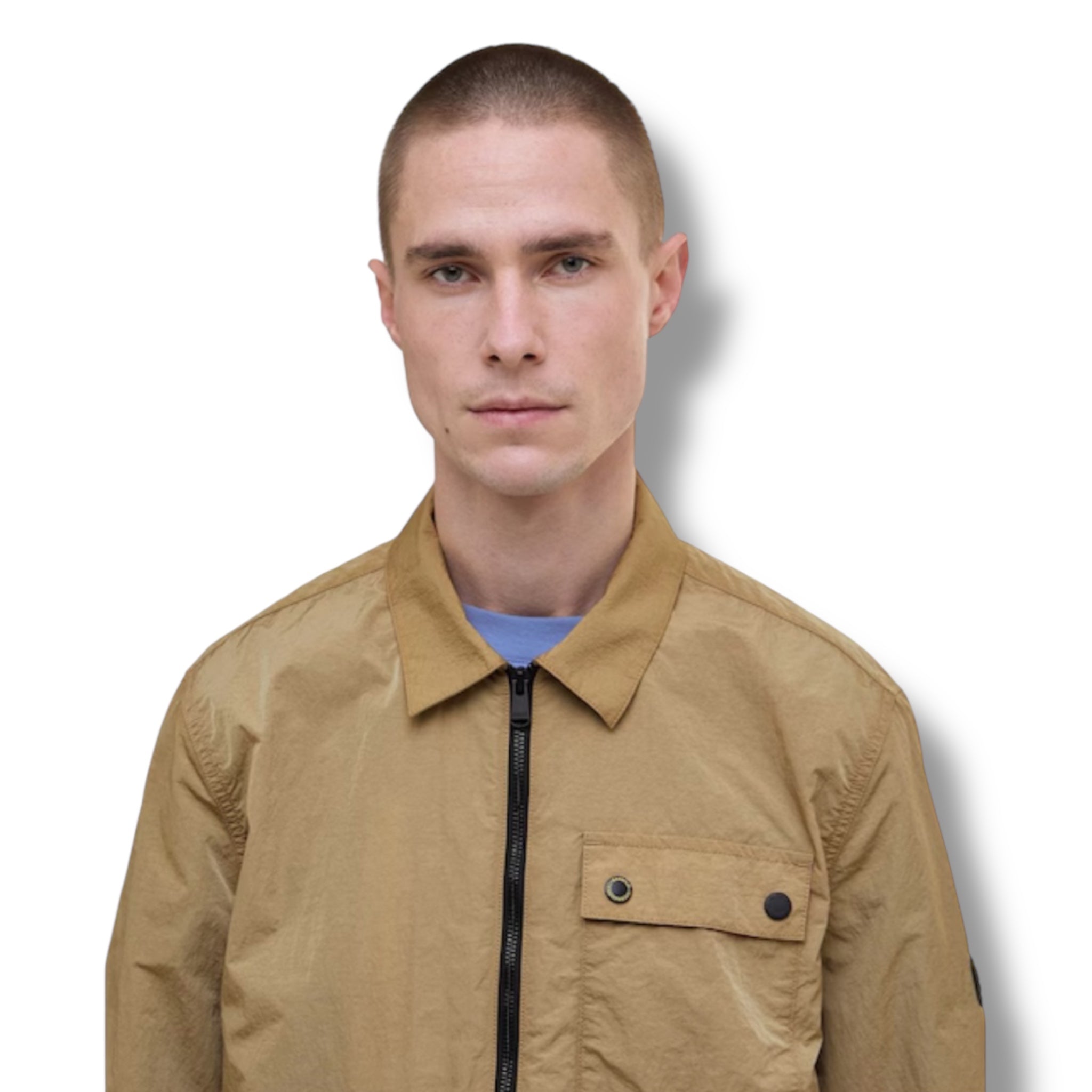 BARBOUR INTERNATIONAL OVERSHIRT BEIGE