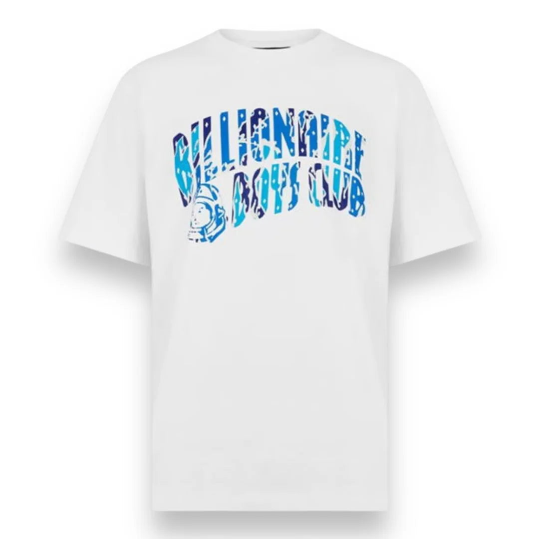 BILLIONAIRE BOYS CLUB BLUE CAMO ARCH T-SHIRT WHITE