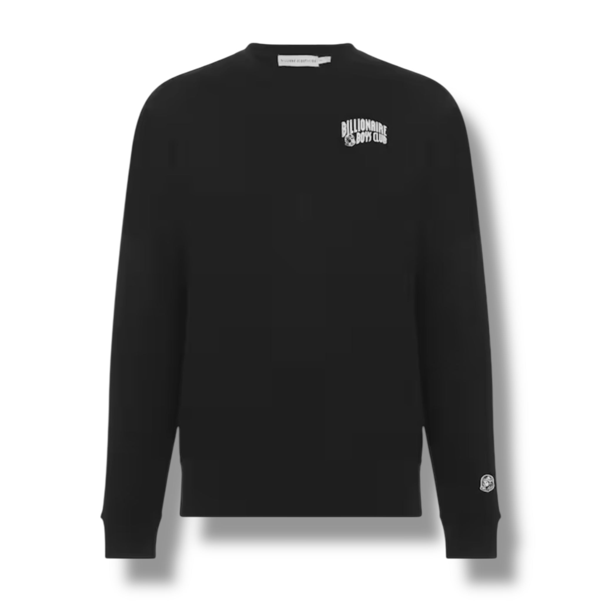 BILLIONAIRE BOYS CLUB SMALL ARCH LOGO CREWNECK SWEATSHIRT BLACK