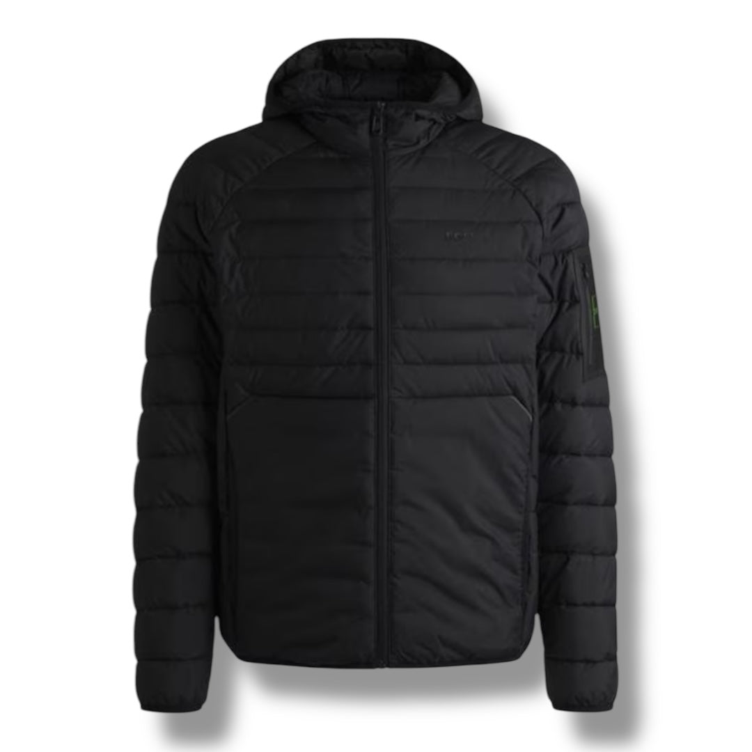 HUGO BOSS THOR HOODED TECH  JACKET BLACK