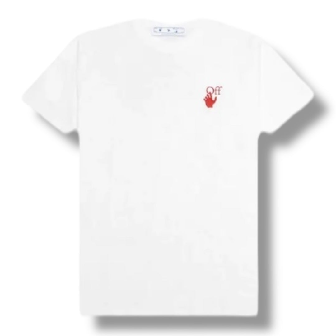 OFF WHITE SKATE STAR ARROWS T-SHIRT WHITE