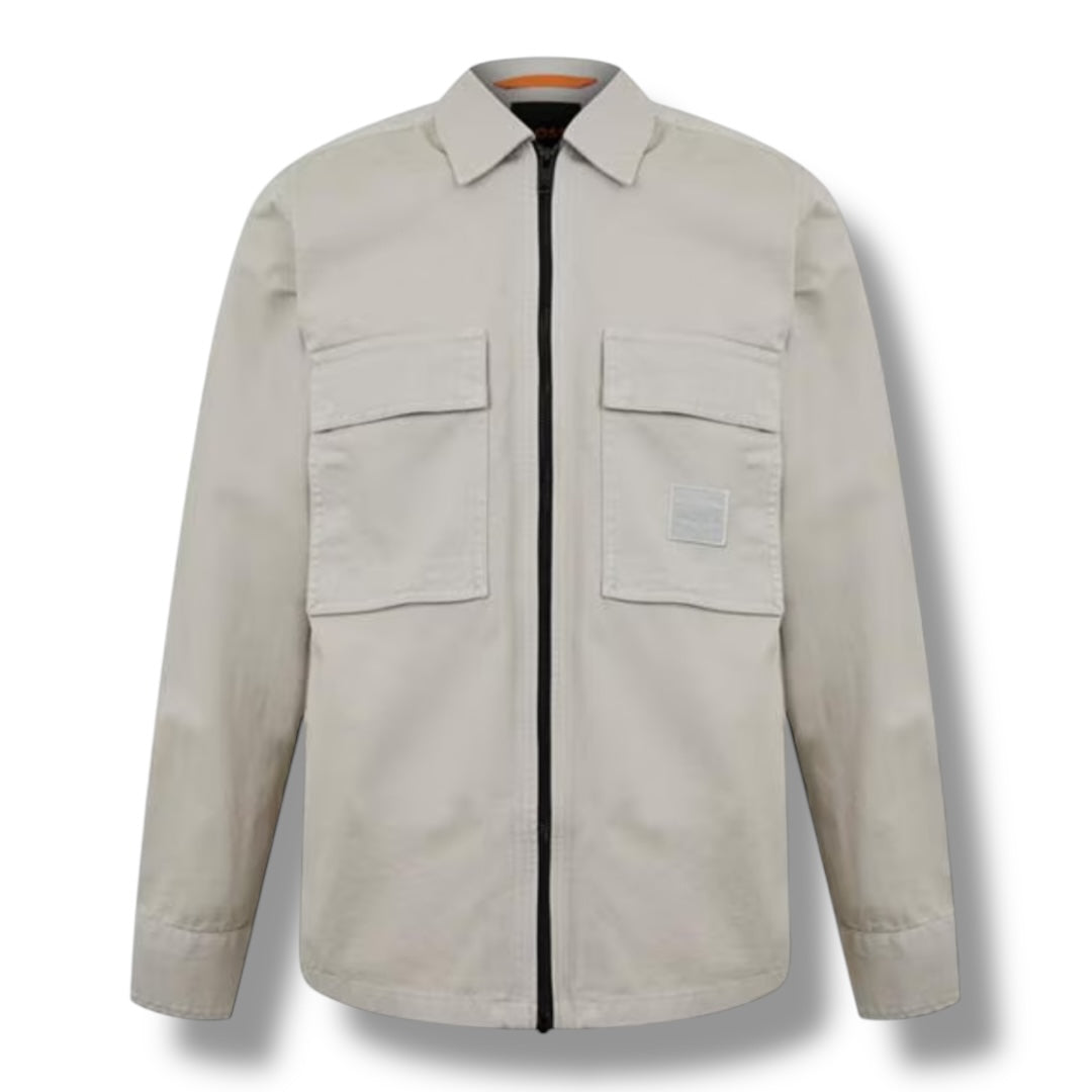 HUGO BOSS LOVELL OVERSHIRT BEIGE