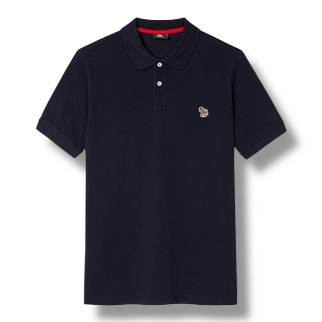 PAUL SMITH ZEBRA POLO SHIRT NAVY BLUE