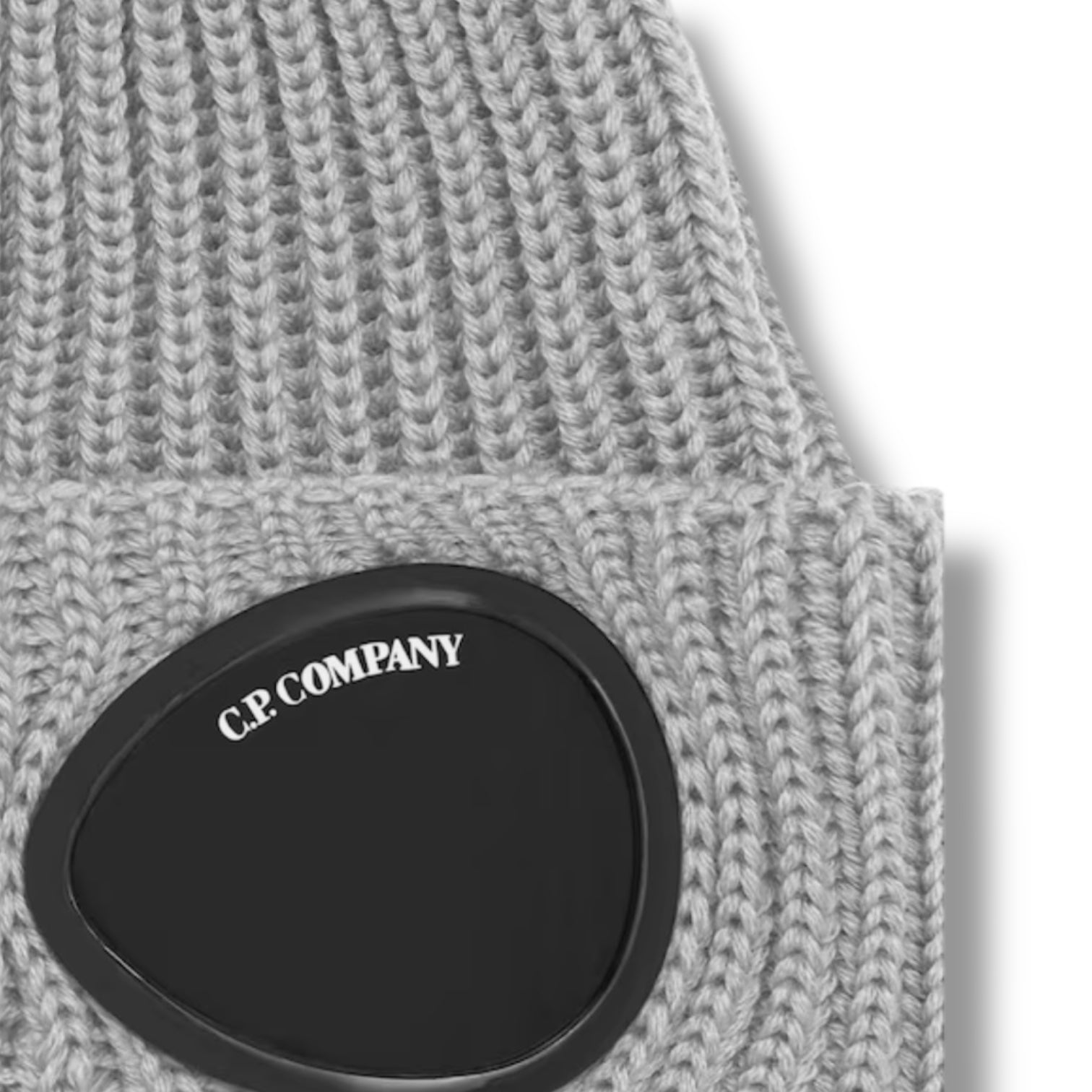 CP COMPANY GOOGLE BEANIE HAT GREY