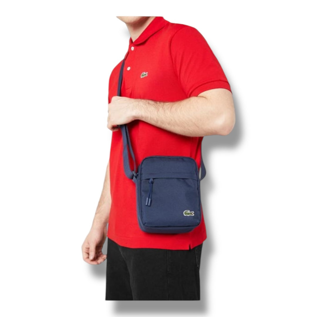 LACOSTE CROSSBODY BAG NAVY BLUE