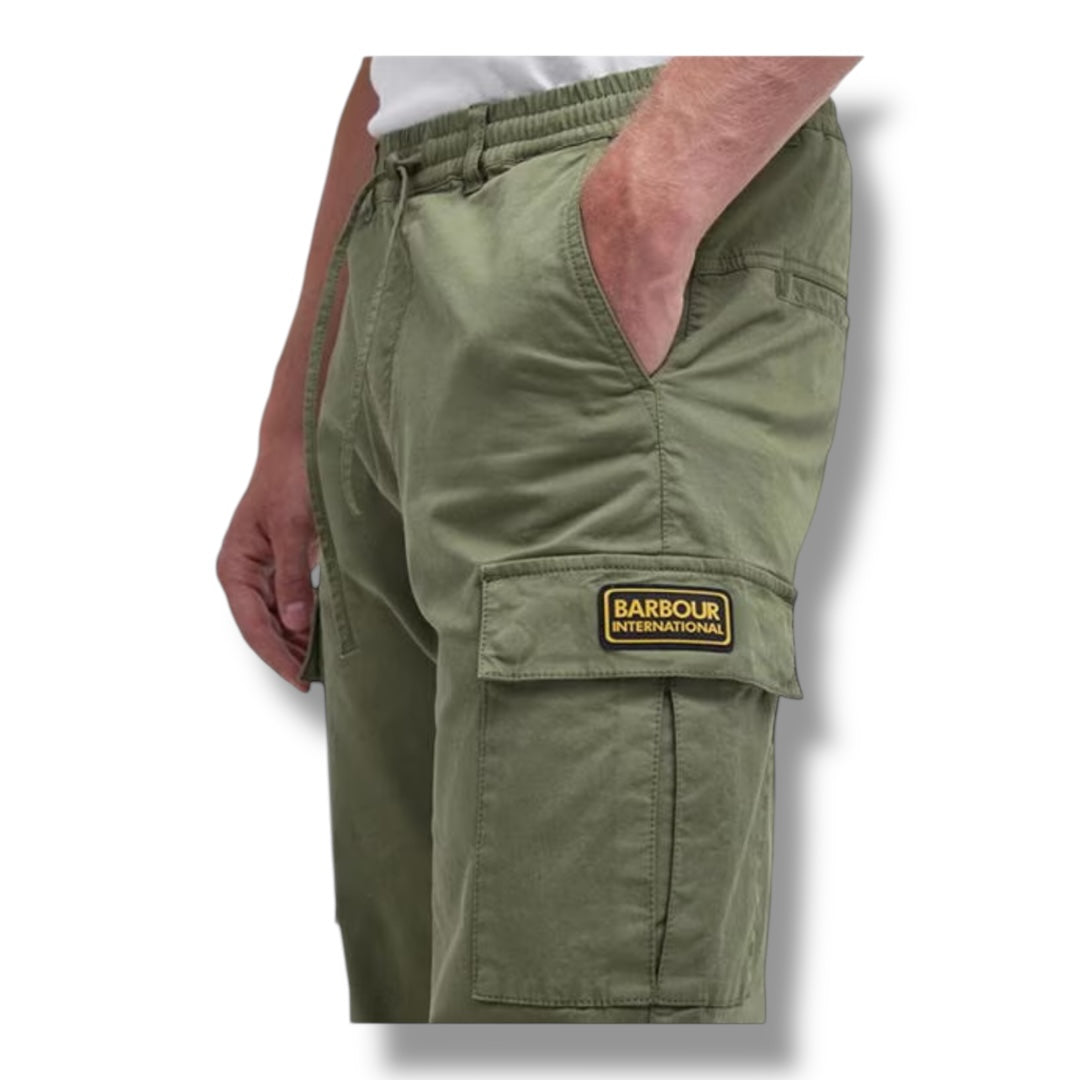 BARBOUR INTERNATIONAL CARGO PANTS OLIVE GREE