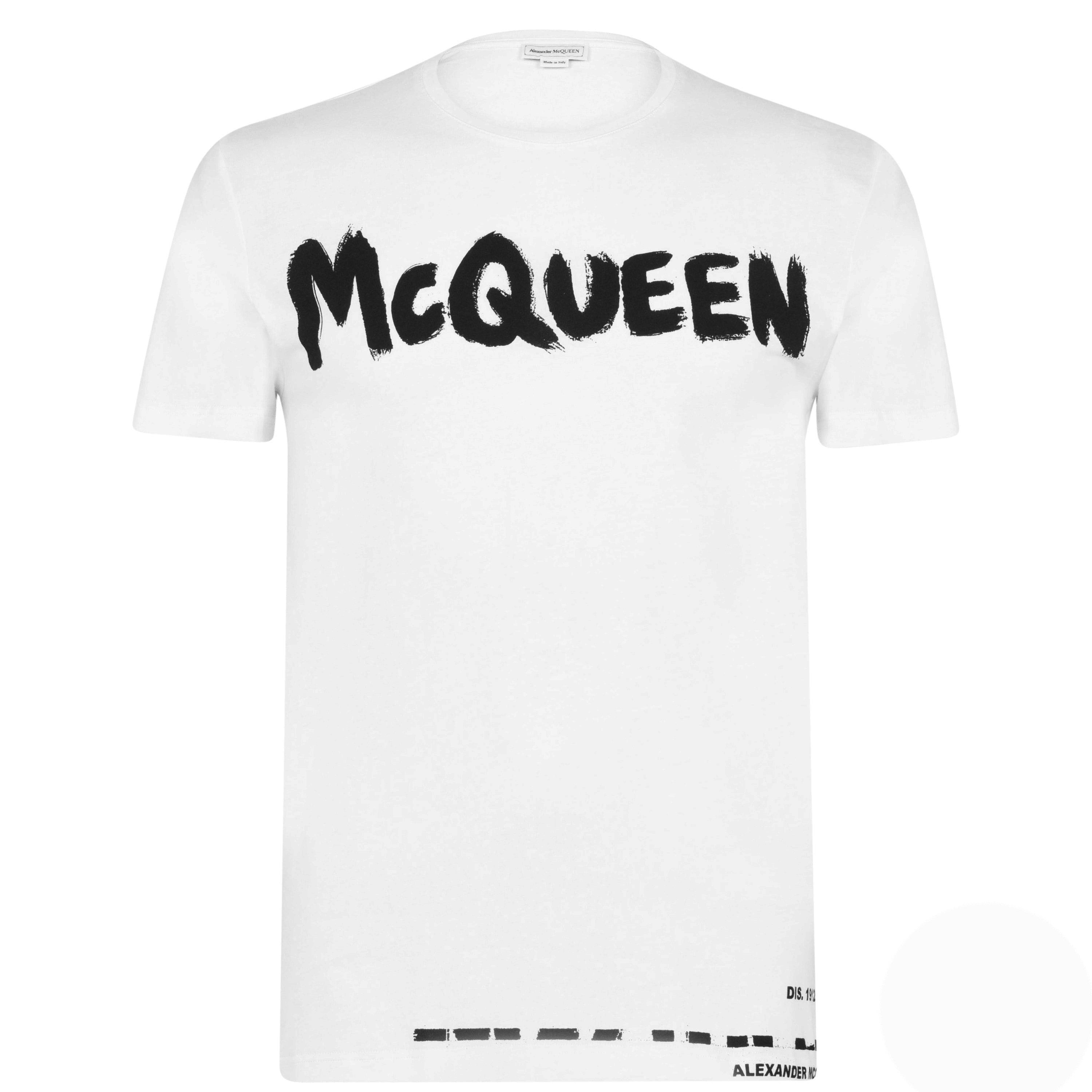 ALEXANDER MCQUEEN GRAFFITI T-SHIRT WHITE