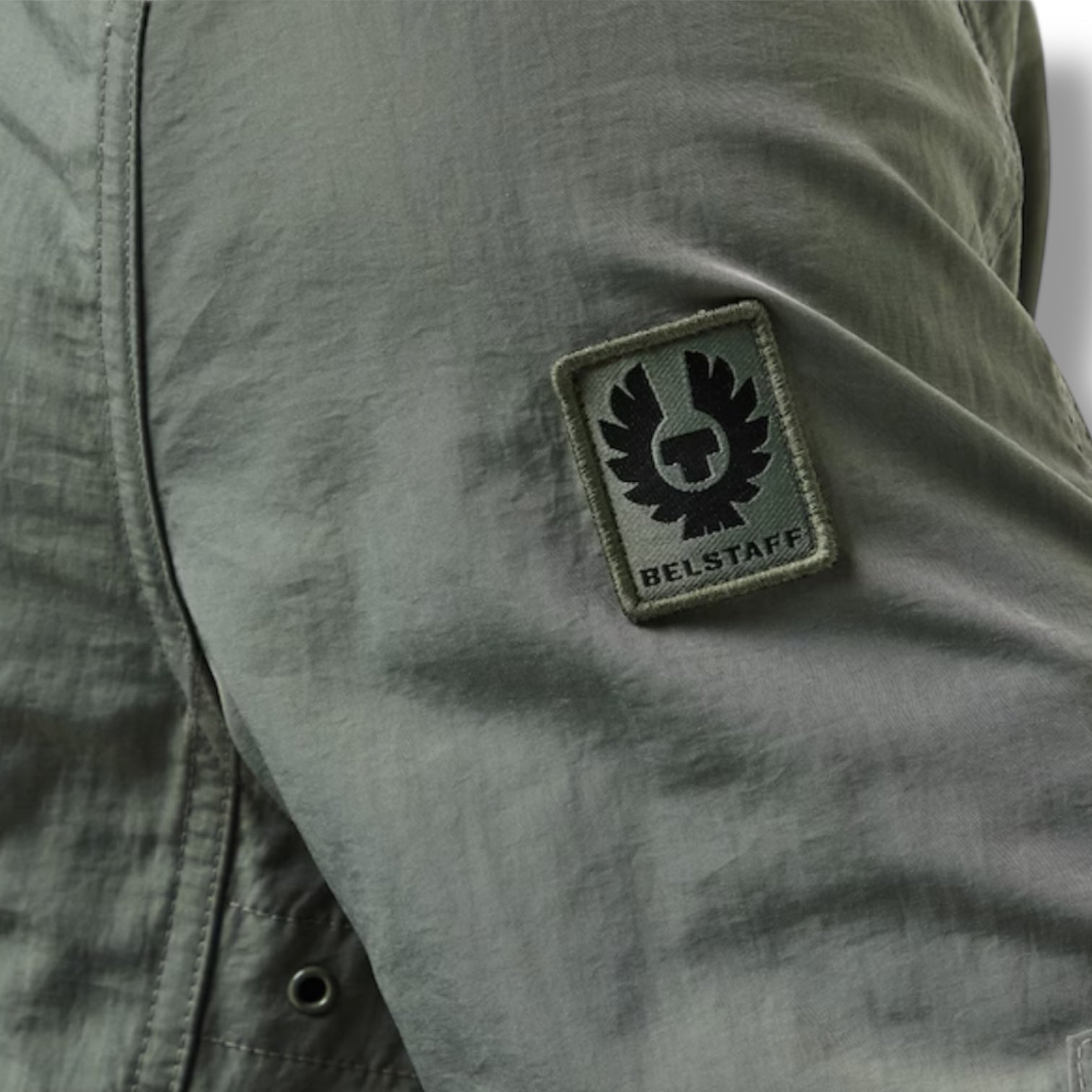 BELSTAFF MENS OVERSHIRT SAGE GREEN