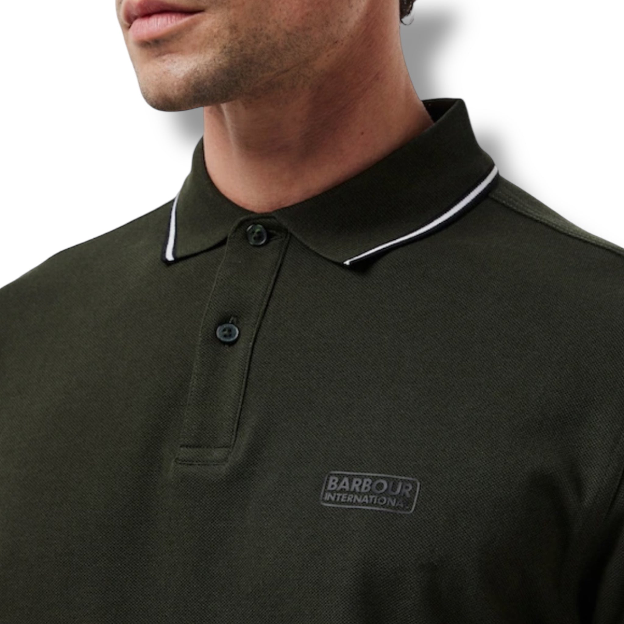 BARBOUR INTERNATIONAL POLO SHIRT SAGE GREEN