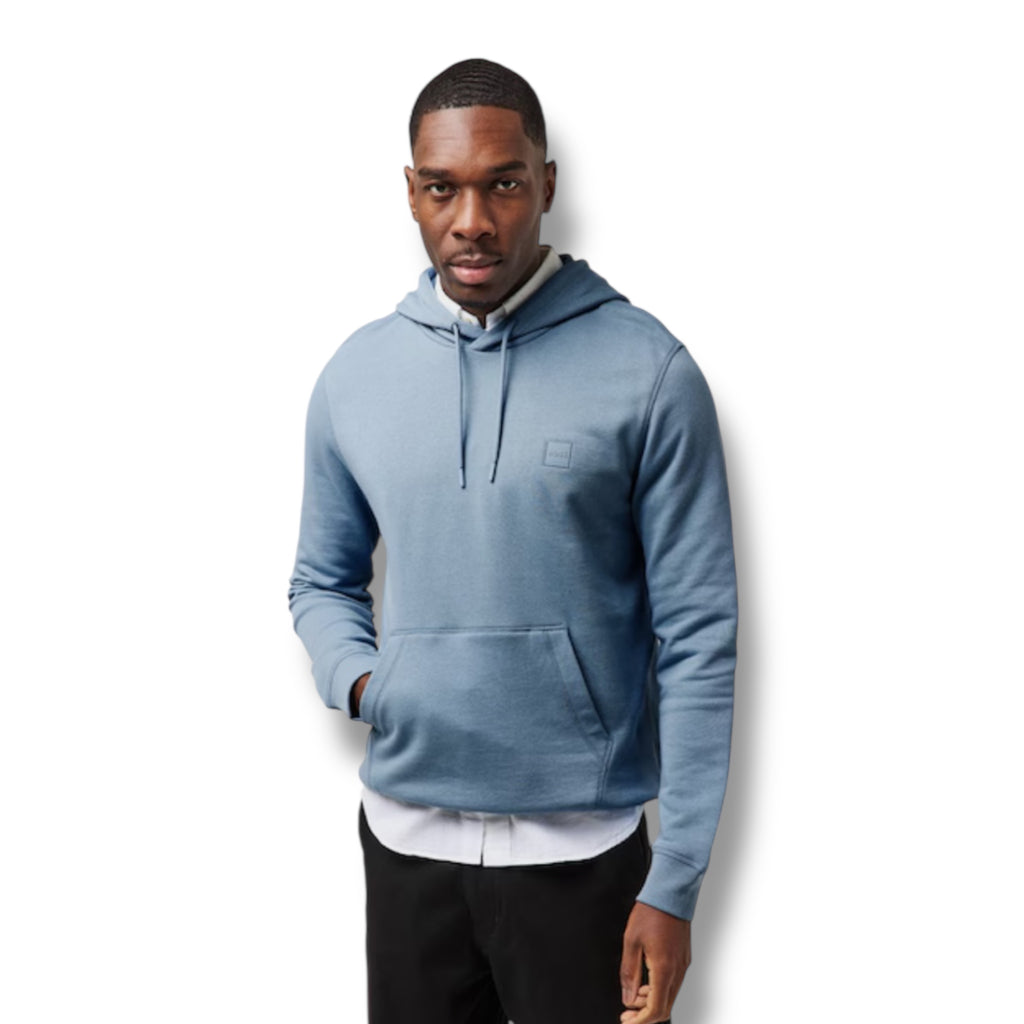 HUGO BOSS PATCH OTTH HOODIE SKY BLUE