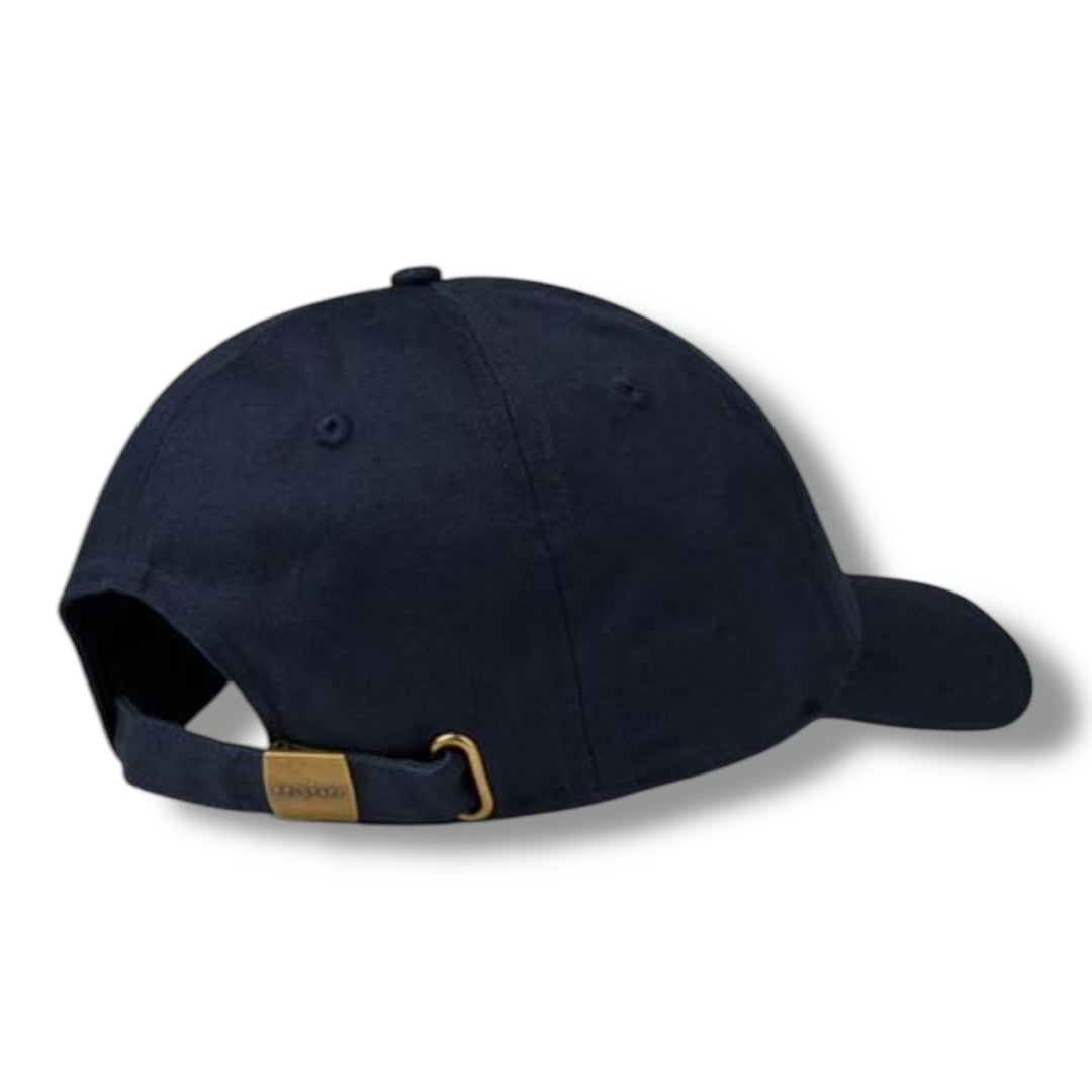 BELSTAFF PATCH LOGO BASEBALL CAP NAVY BLUE