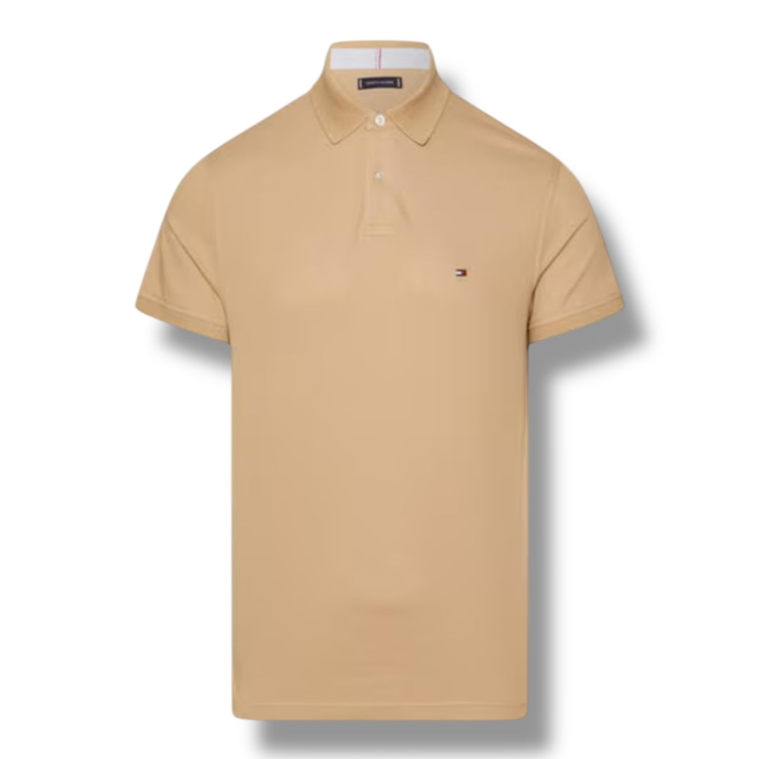 TOMMY HILFIGER CORE POLO SHIRT BEIGE