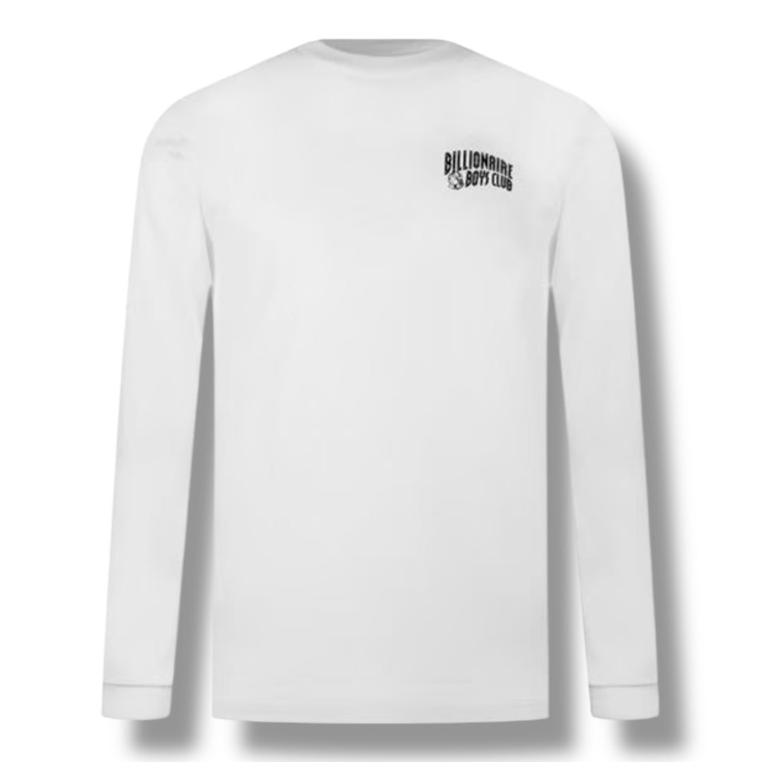 BILLIONAIRE BOYS CLUB SMALL ARCH LONG SLEEVED T-SHIRT WHITE