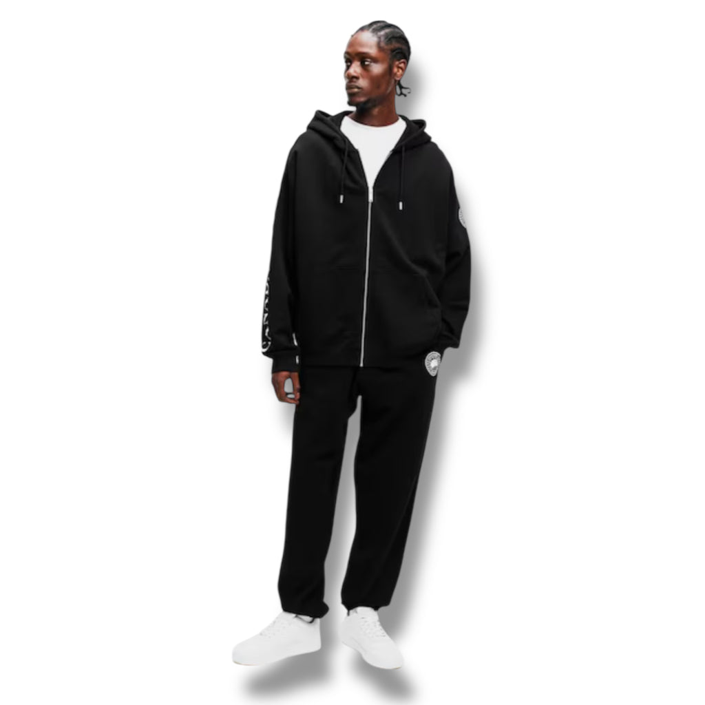 CANADA GOOSE ROVE ZIP UP HOODIE BLACK