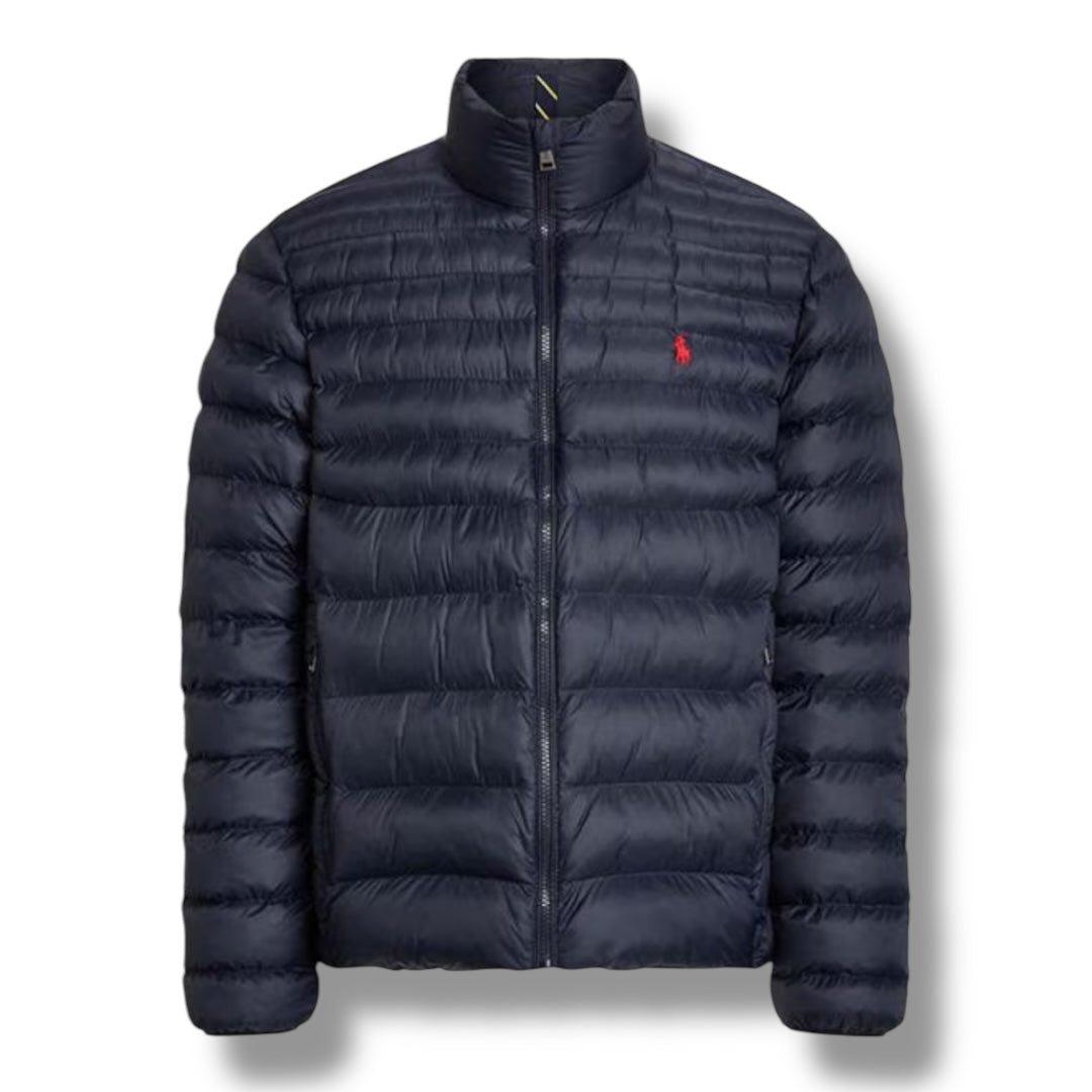 RALPH LAUREN TERRA PUFFER JACKET NAVY BLUE