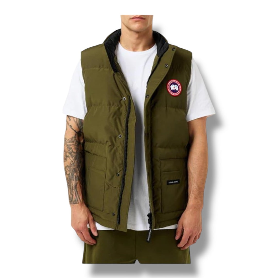 CANADA GOOSE FREESTYLE GILET KHAKI GREEN