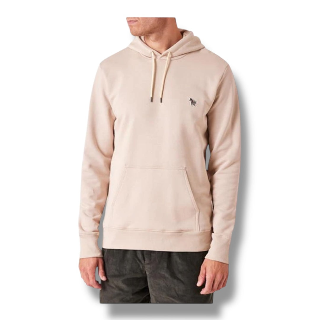 PAUL SMITH OTTH HOODIE ZEBRA CHEST BEIGE