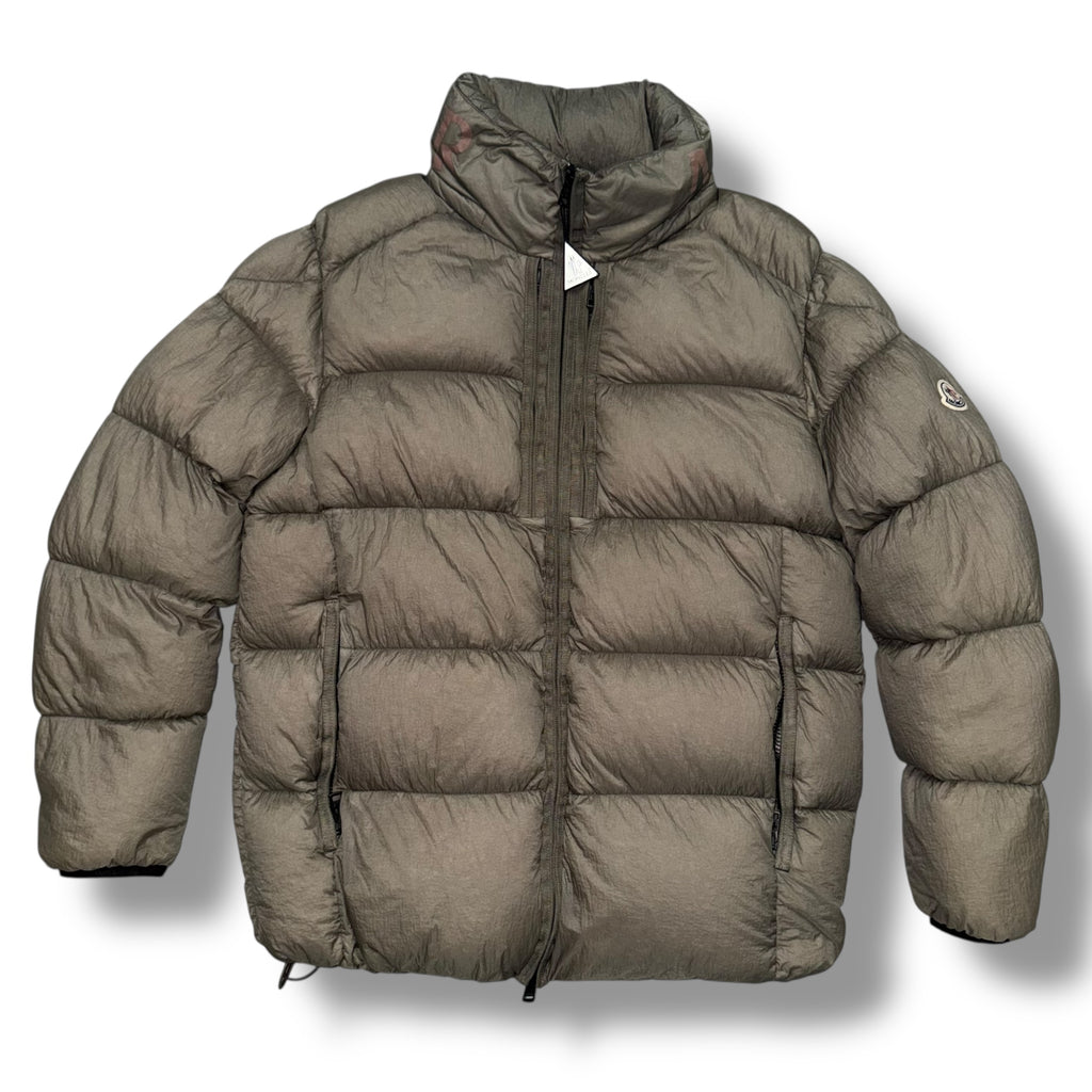 MONCLER CEVENNE PUFFER JACKET GREY SIZE 4 - XL