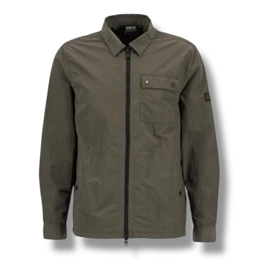 BARBOUR INTERNATIONAL OVERSHIRT BROWN