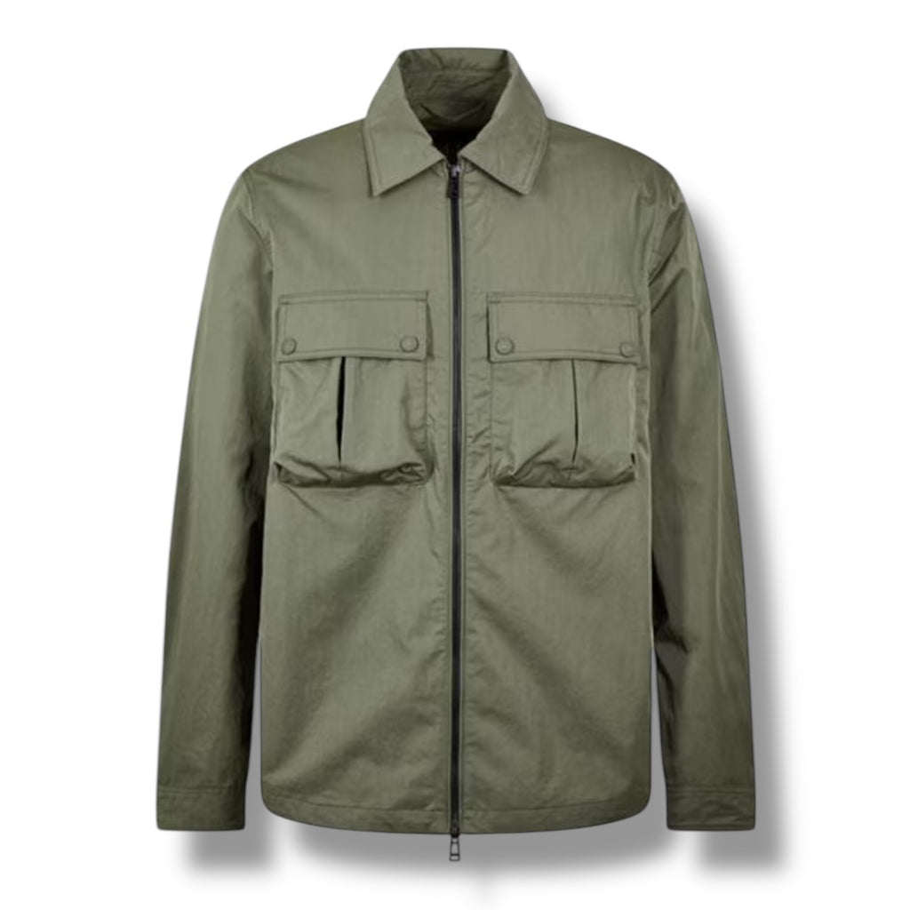 BELSTAFF STRIDE OVERSHIRT LIGHT GREEN
