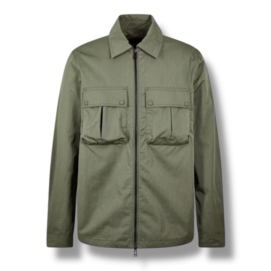 BELSTAFF STRIDE OVERSHIRT LIGHT GREEN
