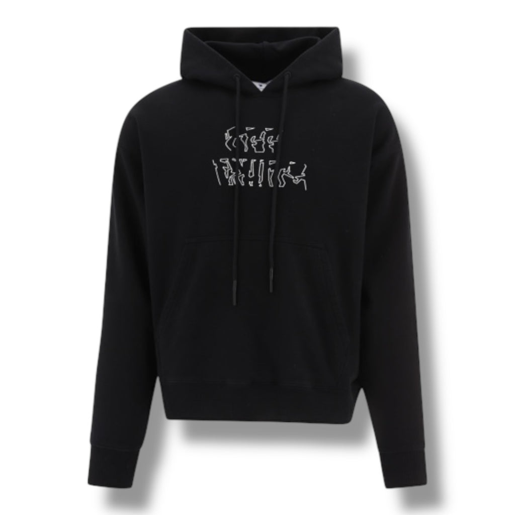 OFF WHITE CAMO ARROWS OTTH HOODIE WHITE