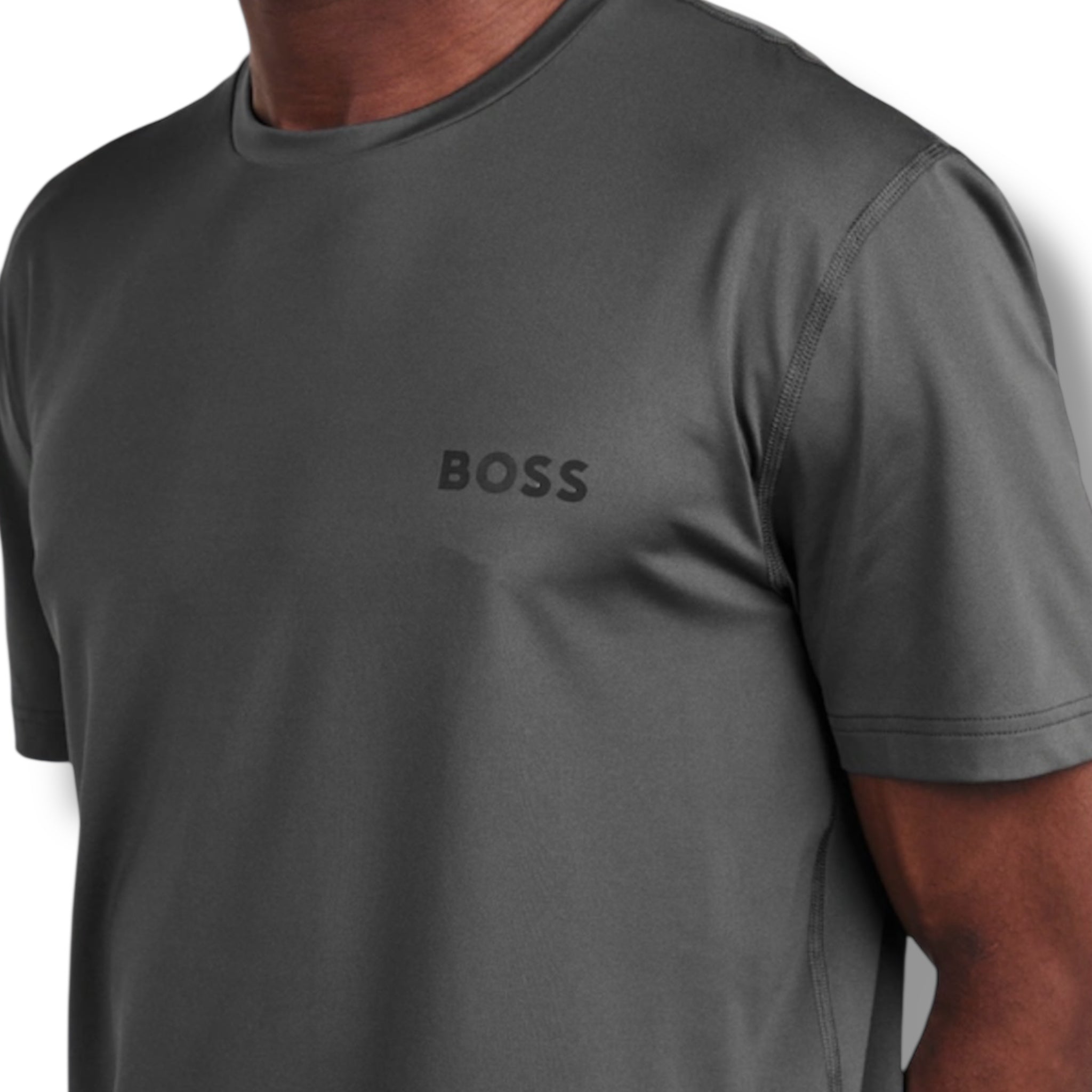 HUGO BOSS GYM KIT TECH T-SHIRT & SHORTS GREY