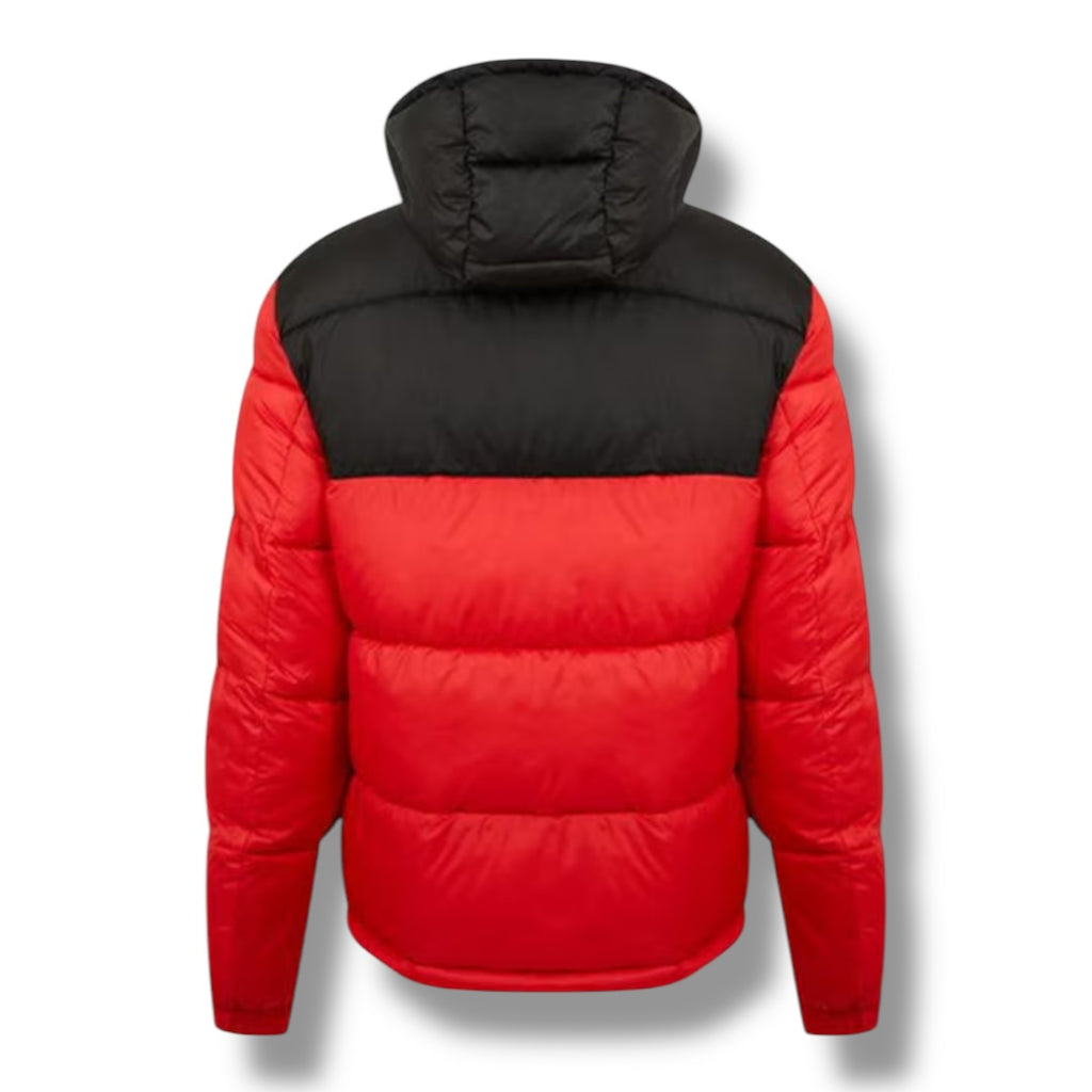 HUGO BOSS HUGO RED PATCH PUFFER JACKET RED