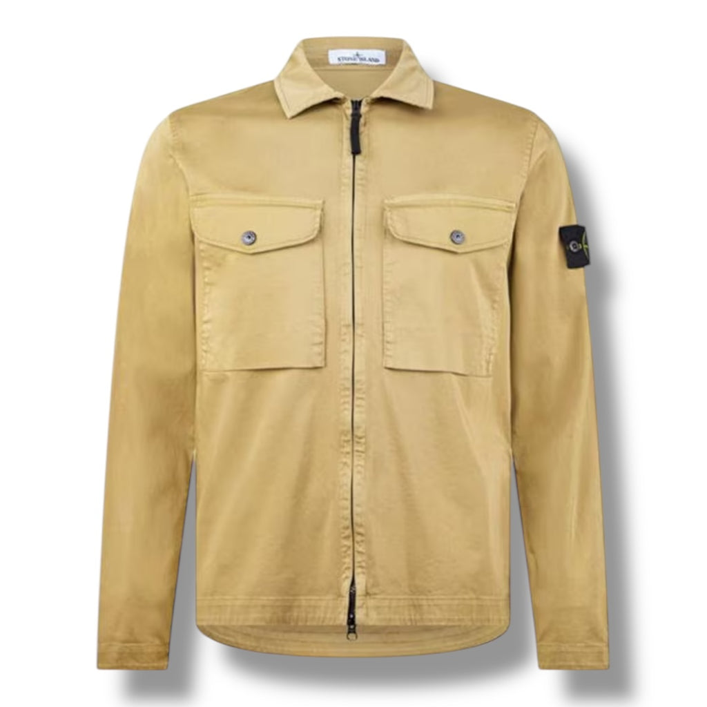 STONE ISLAND RASO OVERSHIRT BISCOTTO BEIGE
