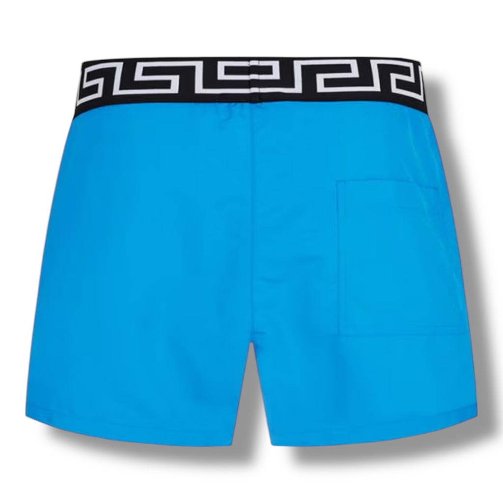 VERSACE ICON SWIM SHORTS BRIGHT BLUE