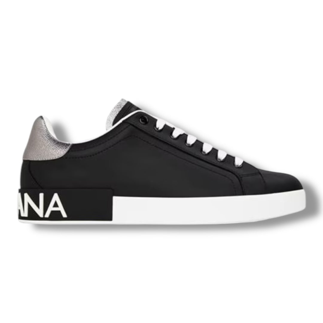 DOLCE & GABBANA D&G PORT TRAINERS BLACK / WHITE