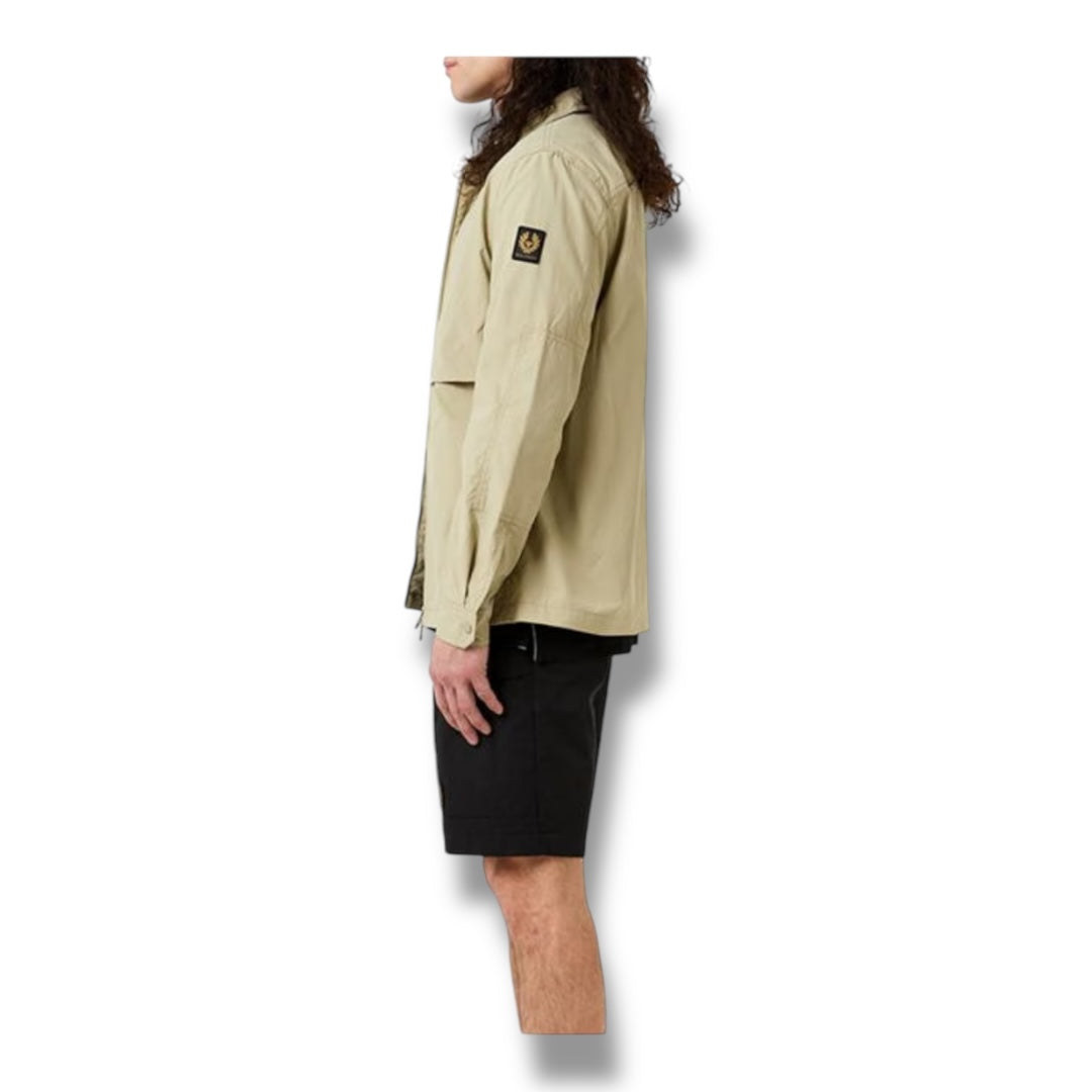 BELSTAFF PATH OVERSHIRT LIGHT GREEN