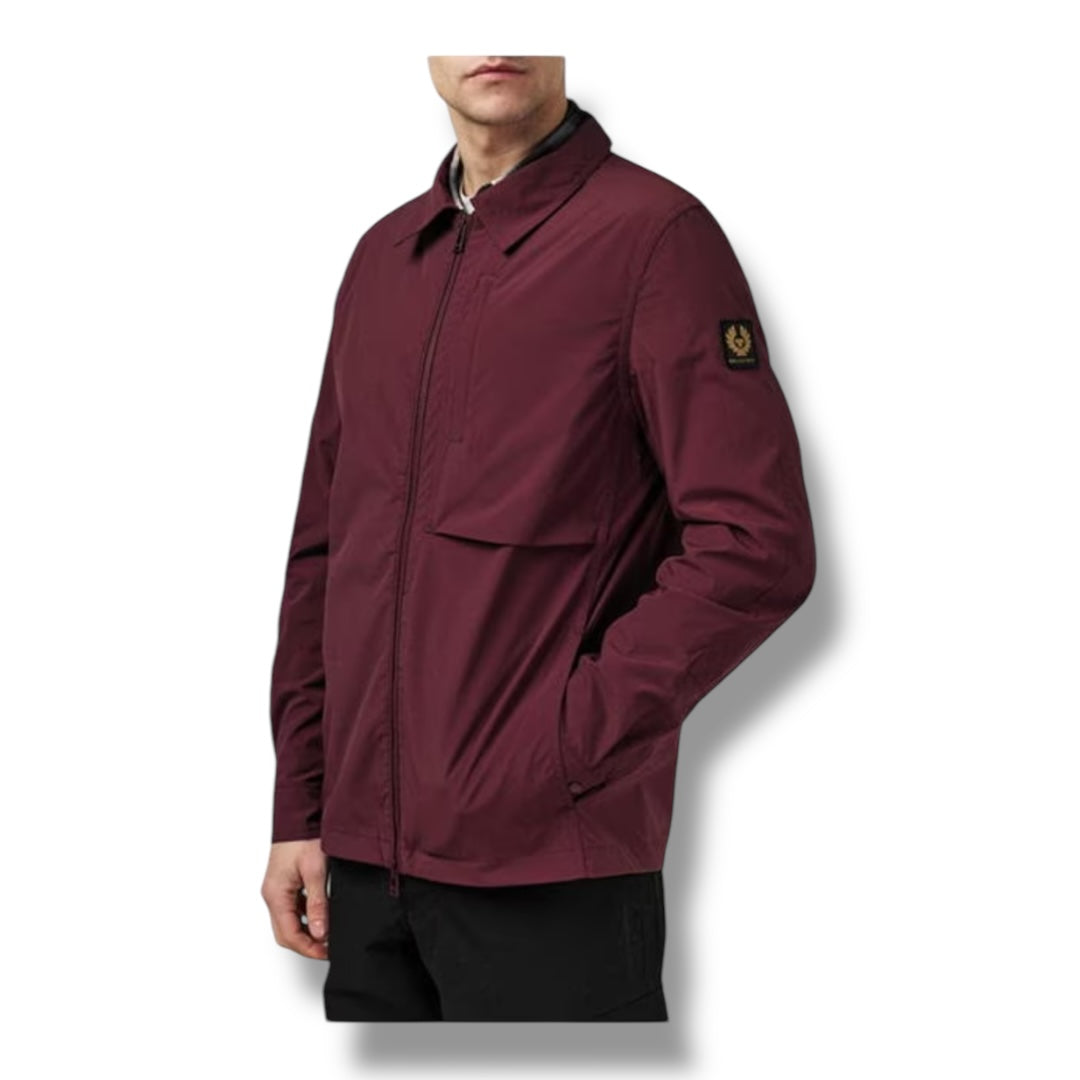 BELSTAFF PATH OVERSHIRT BURGUNDY