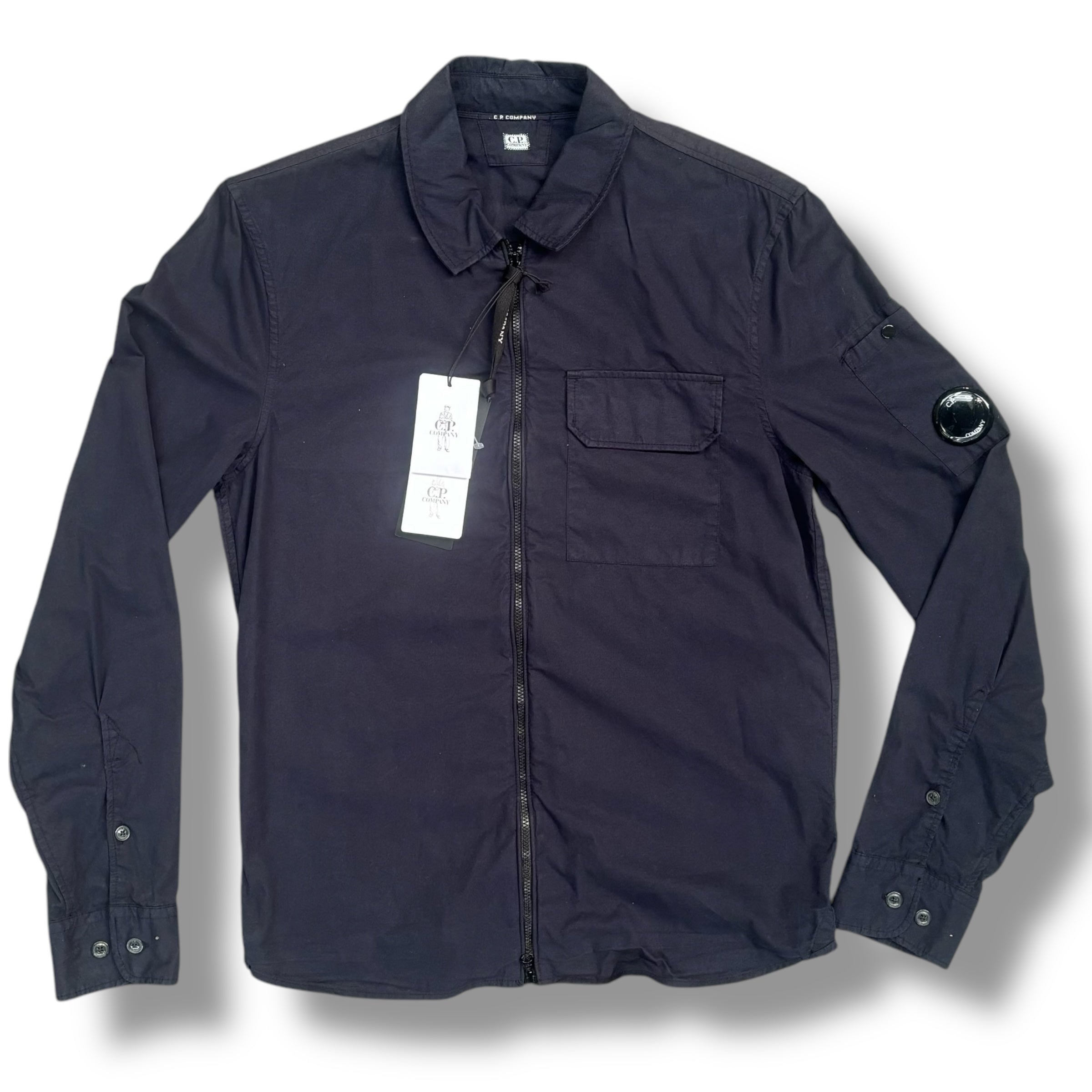 CP COMPANY LENS OVERSHIRT NAVY BLUE *SALE*