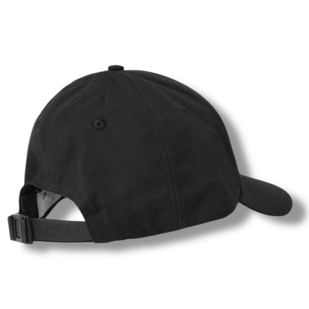 STONE ISLAND EMBROIDERED COMPASS BASEBALL CAP BLACK