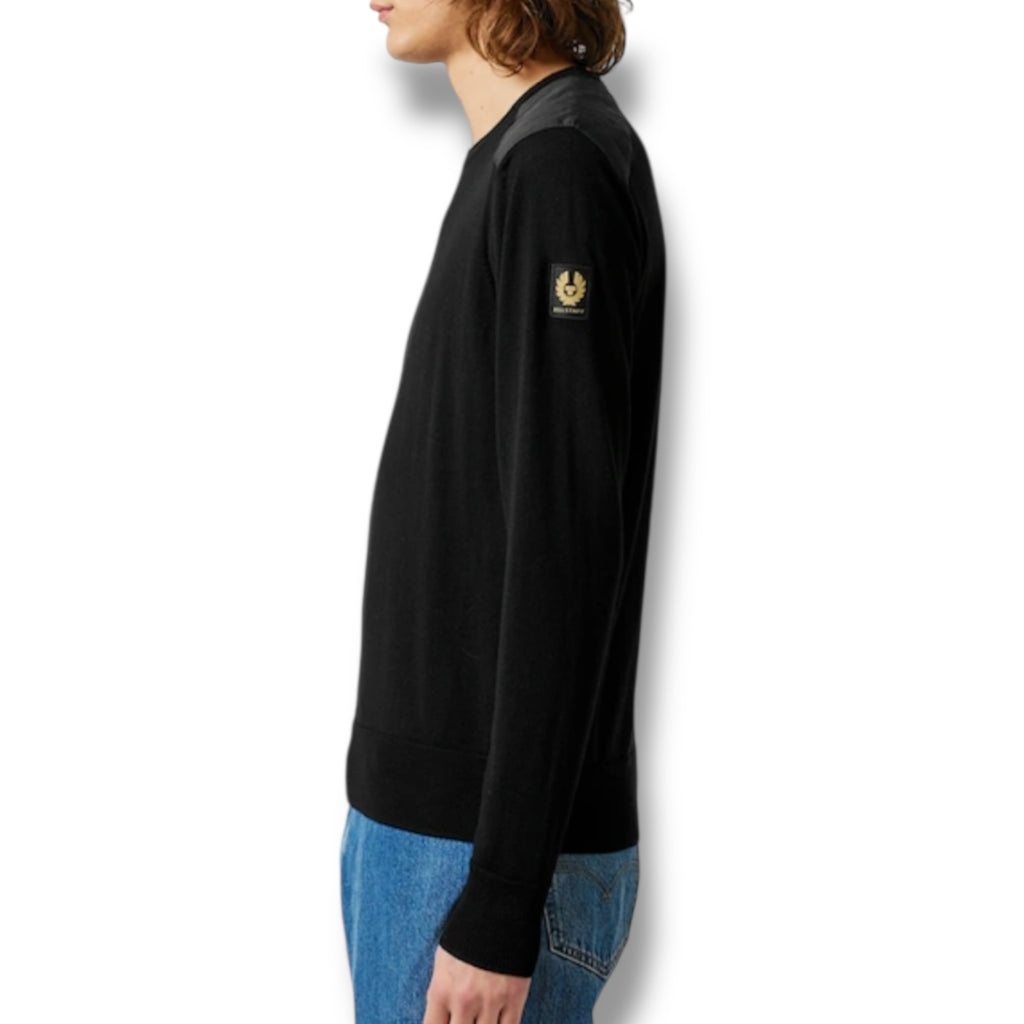 BELSTAFF KERRIGAN CREWNECK JUMPER BLACK