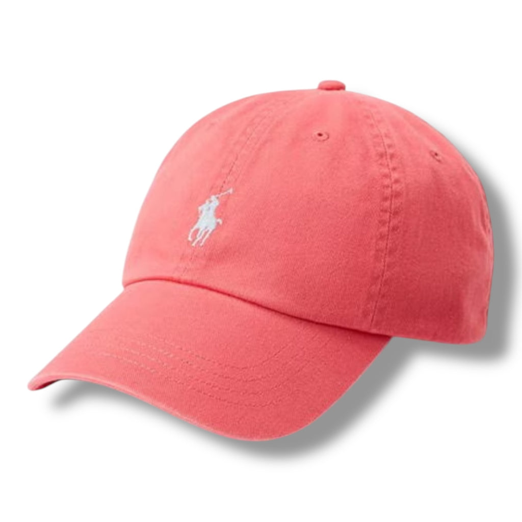 RALPH LAUREN CLASSIC BASEBALL CAP LIGHT RED